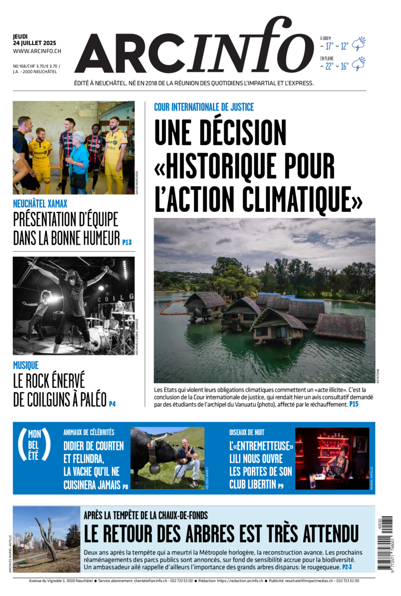 Jeudi 24 juillet 2025