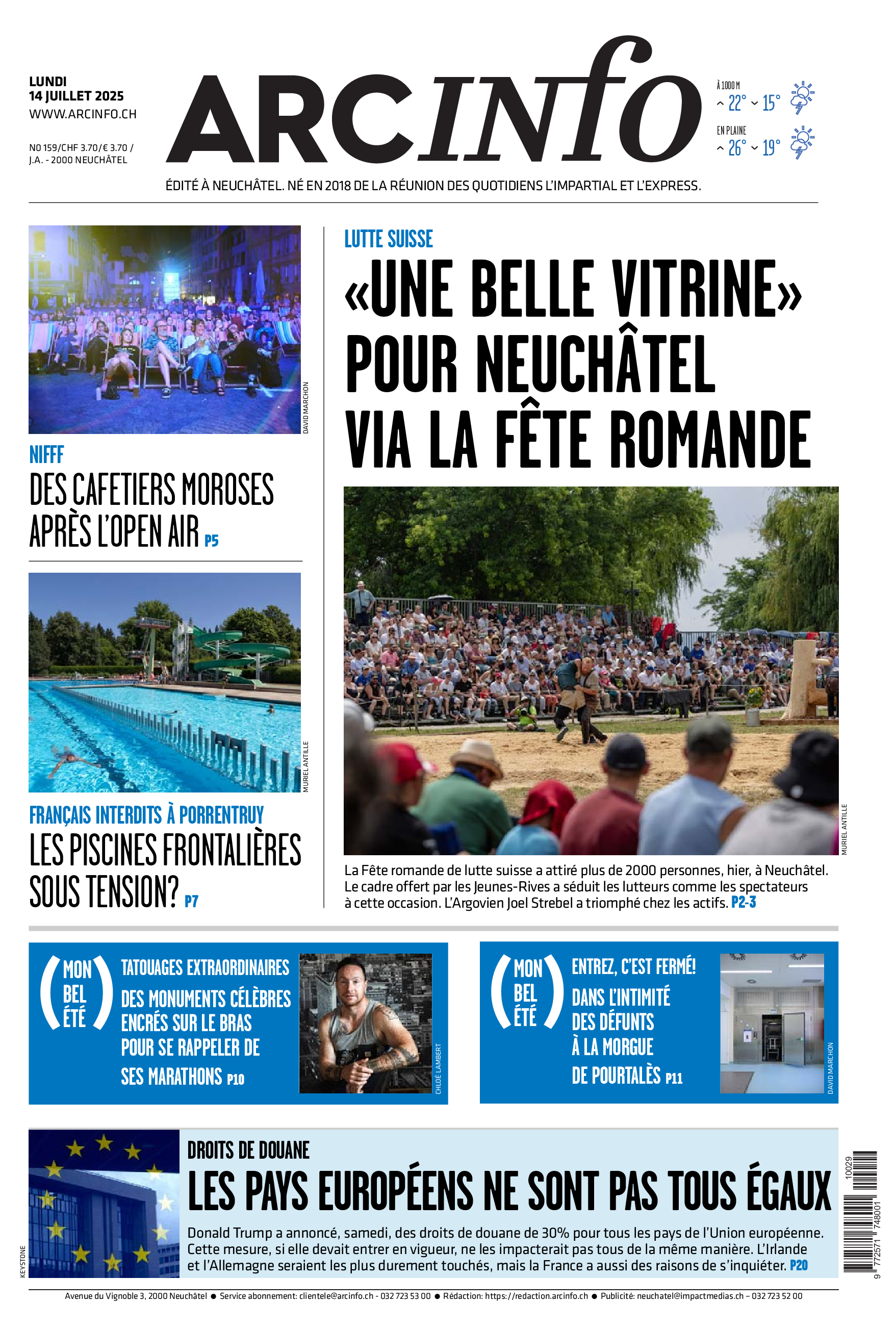 Lundi 14 juillet 2025