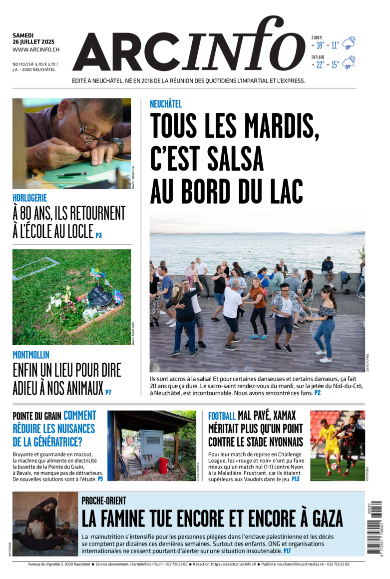 Samedi 26 juillet 2025
