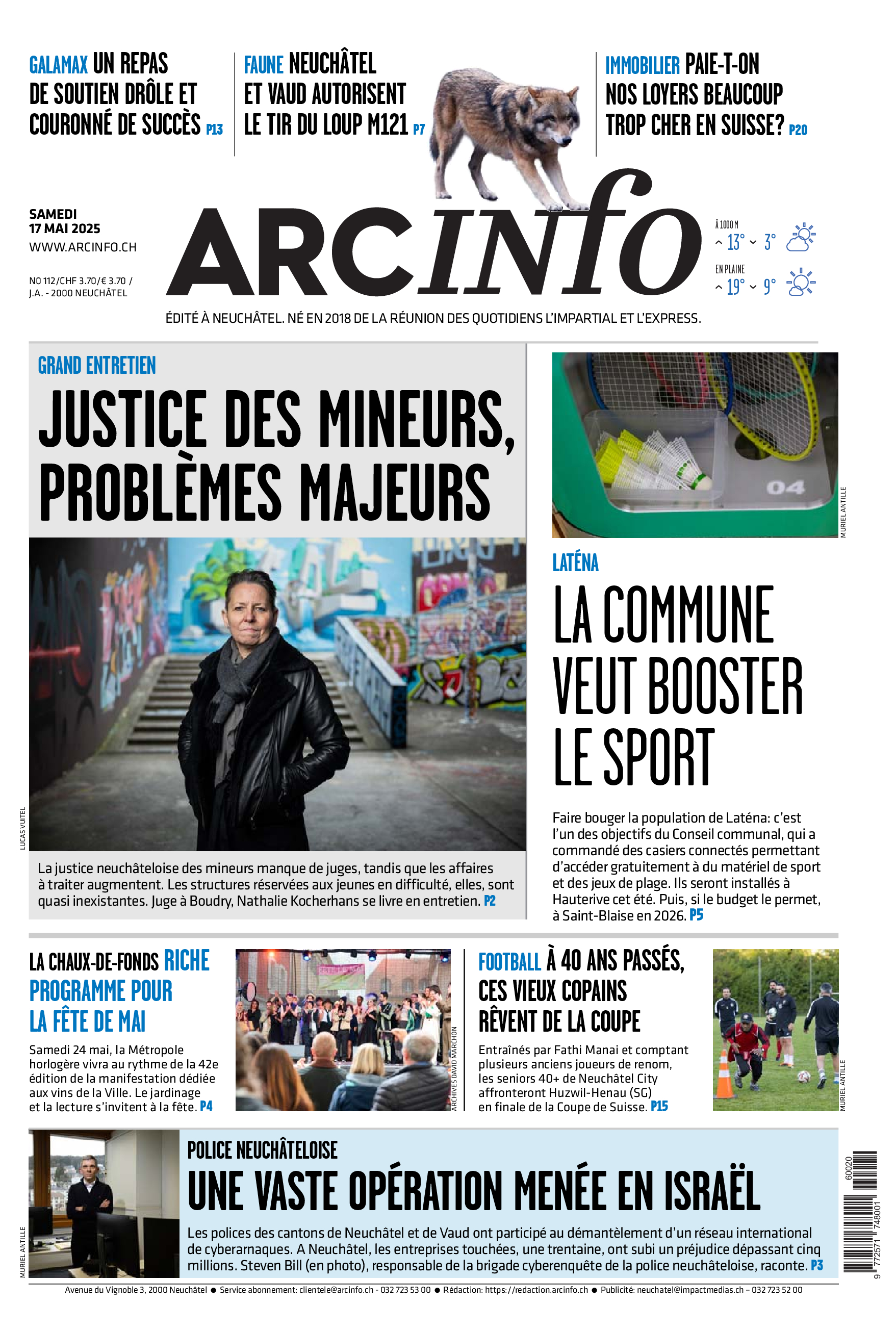 Samedi 17 mai 2025