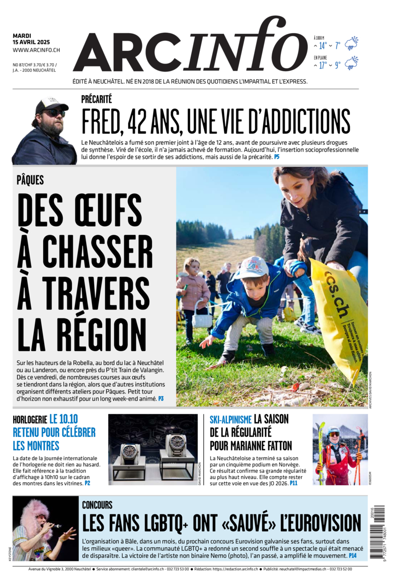 Mardi 15 avril 2025