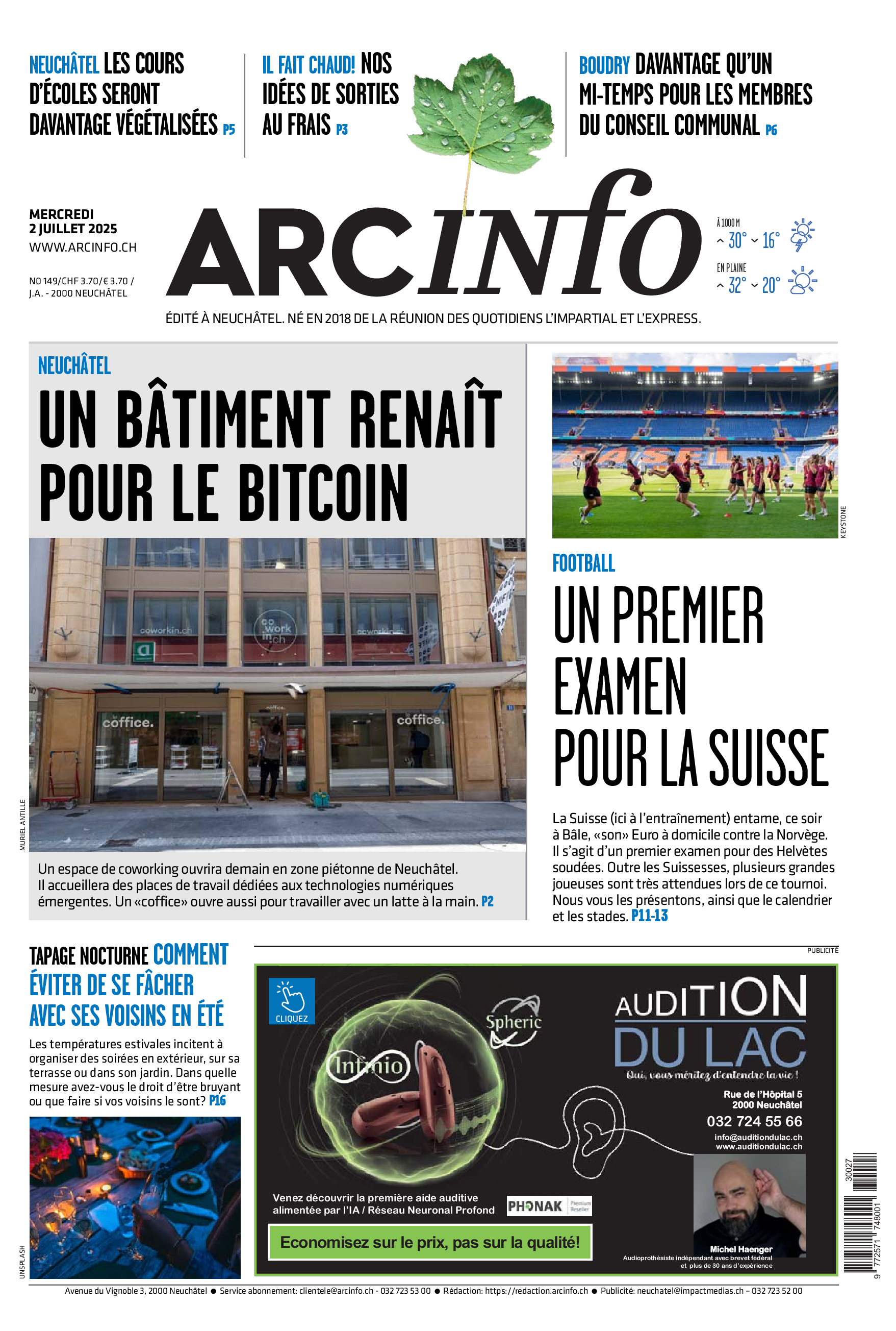 Mercredi 2 juillet 2025