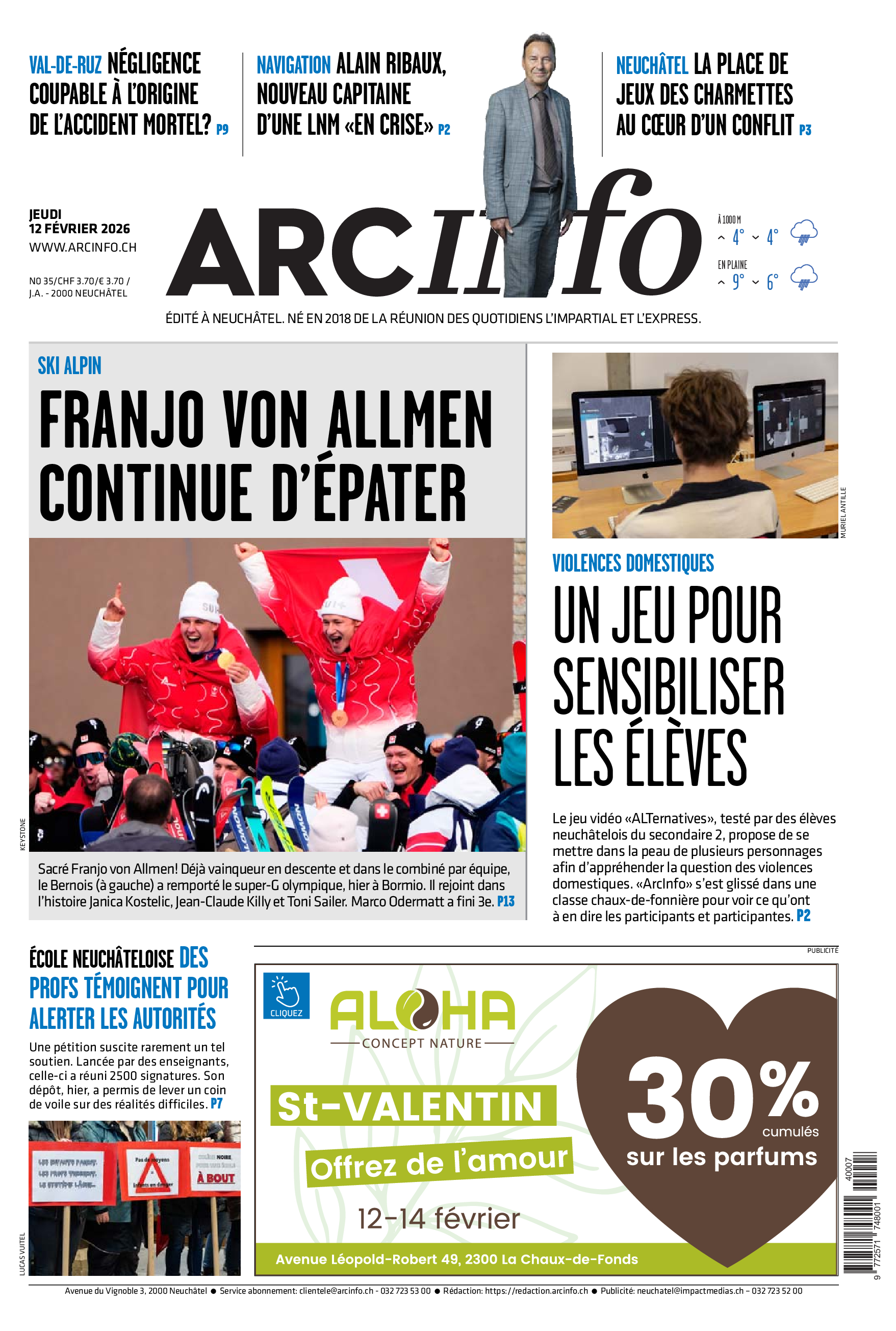  Jeudi 12 février 2026