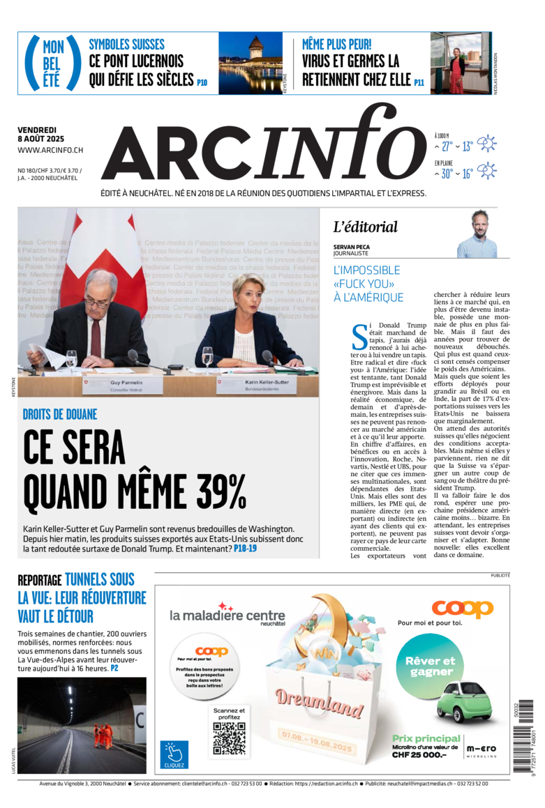 Vendredi 8 août 2025