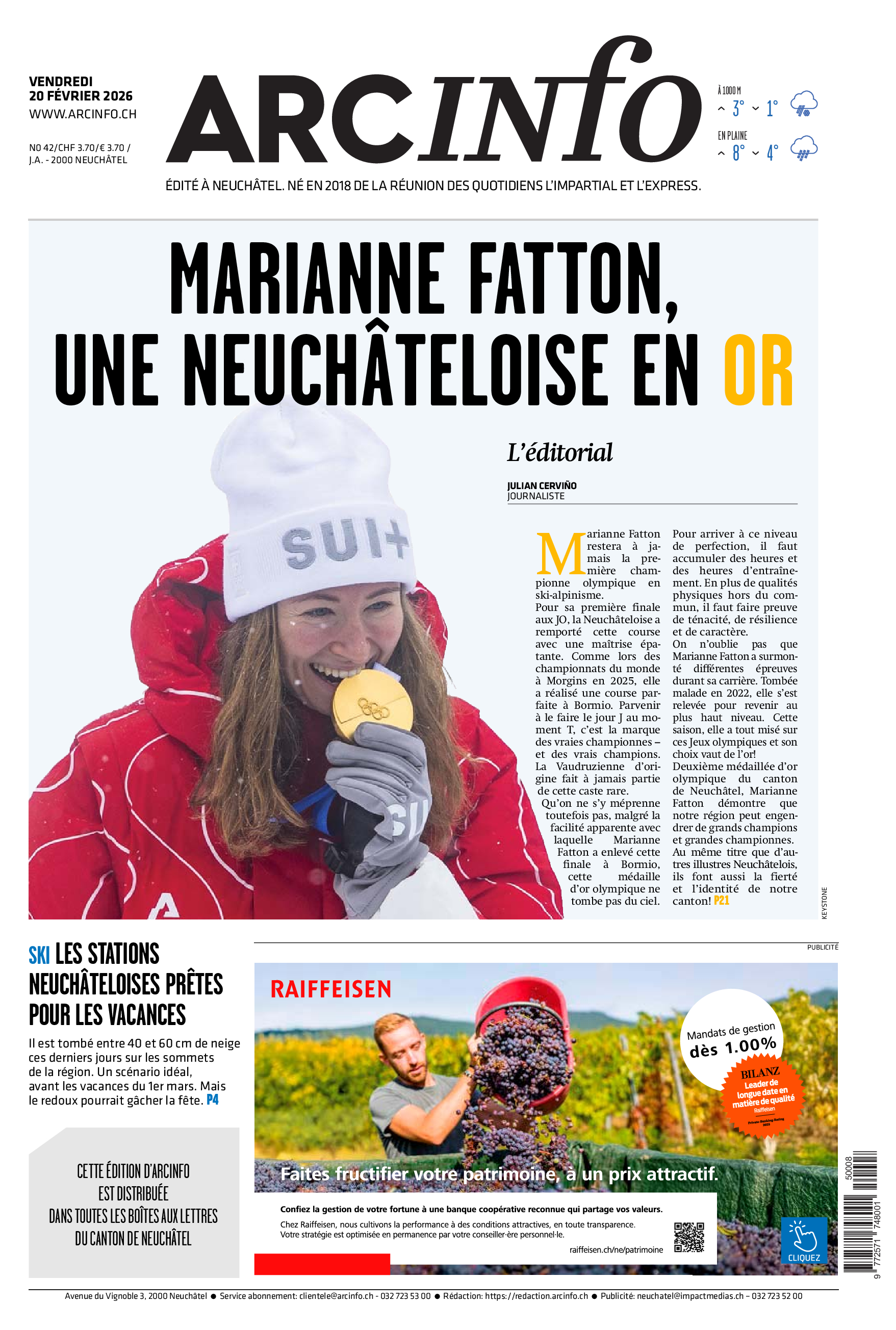  Vendredi 20 février 2026