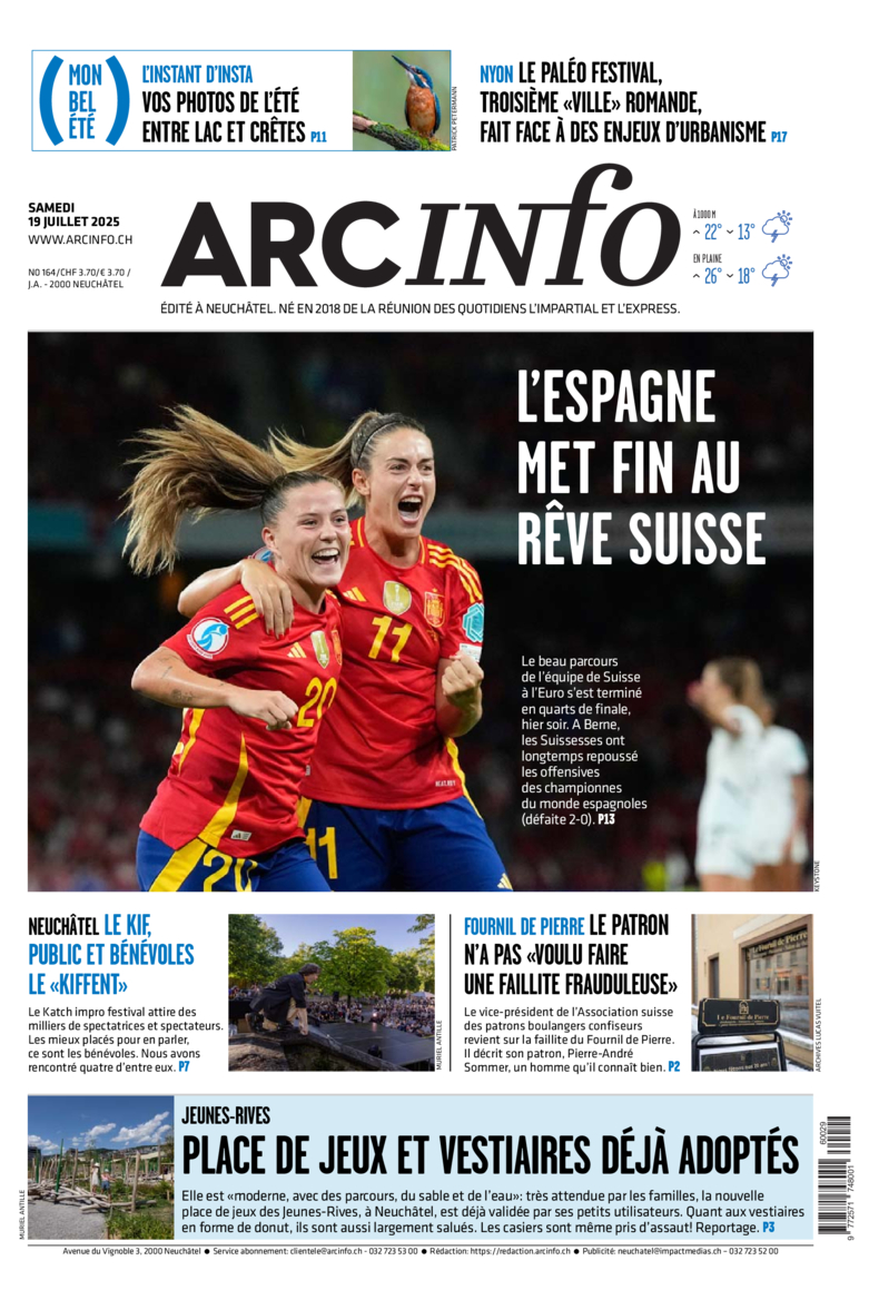 Samedi 19 juillet 2025