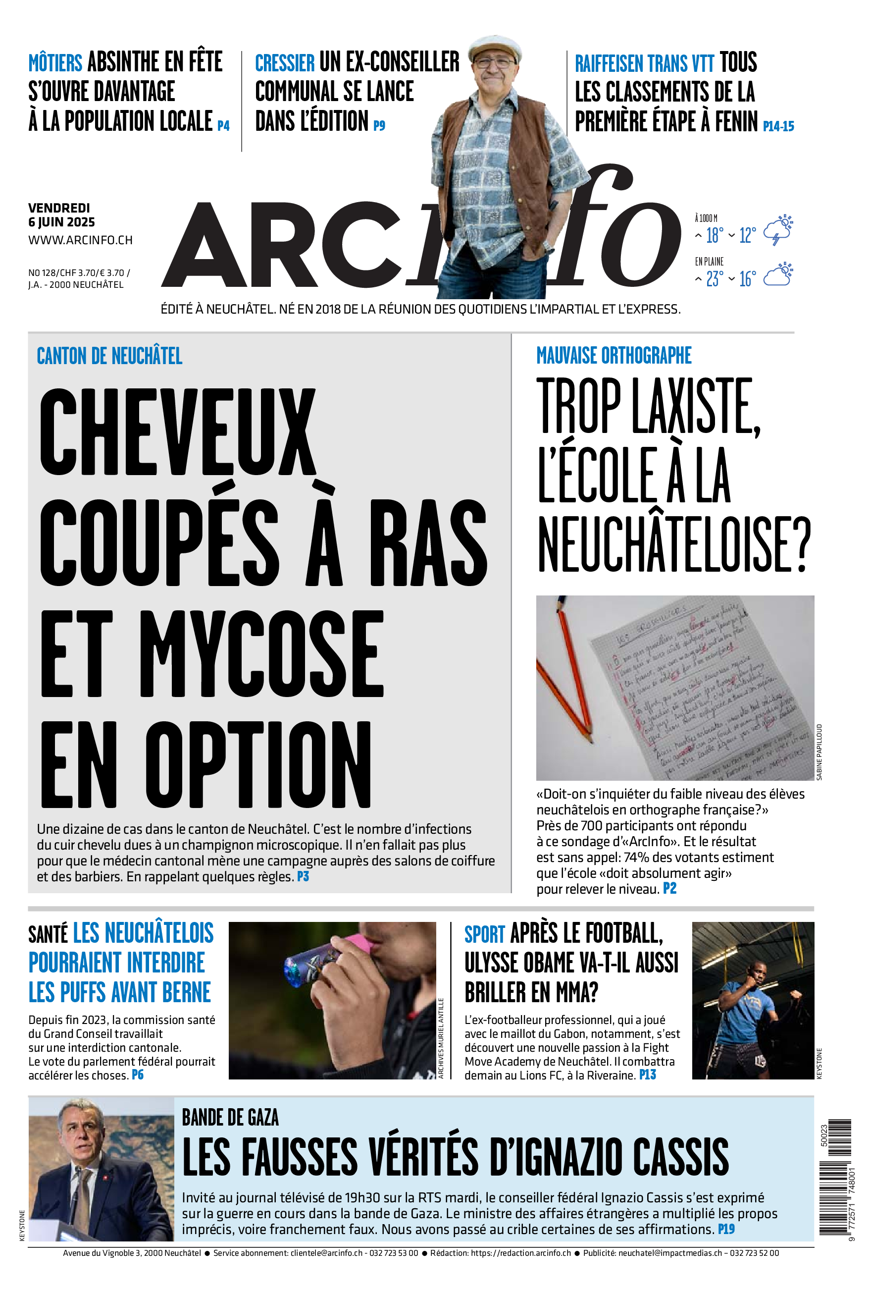 Vendredi 6 juin 2025