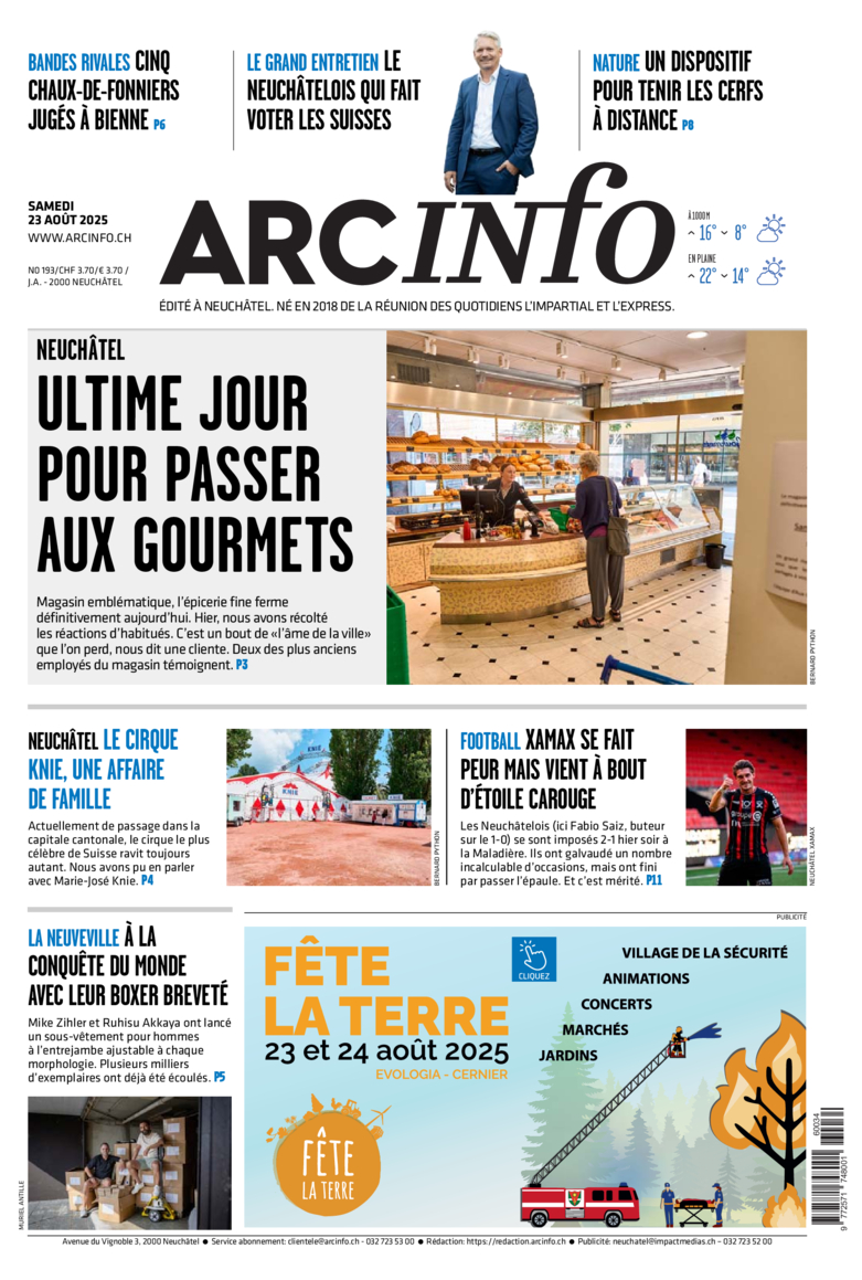 Samedi 23 août 2025 Samedi 23 août 2025