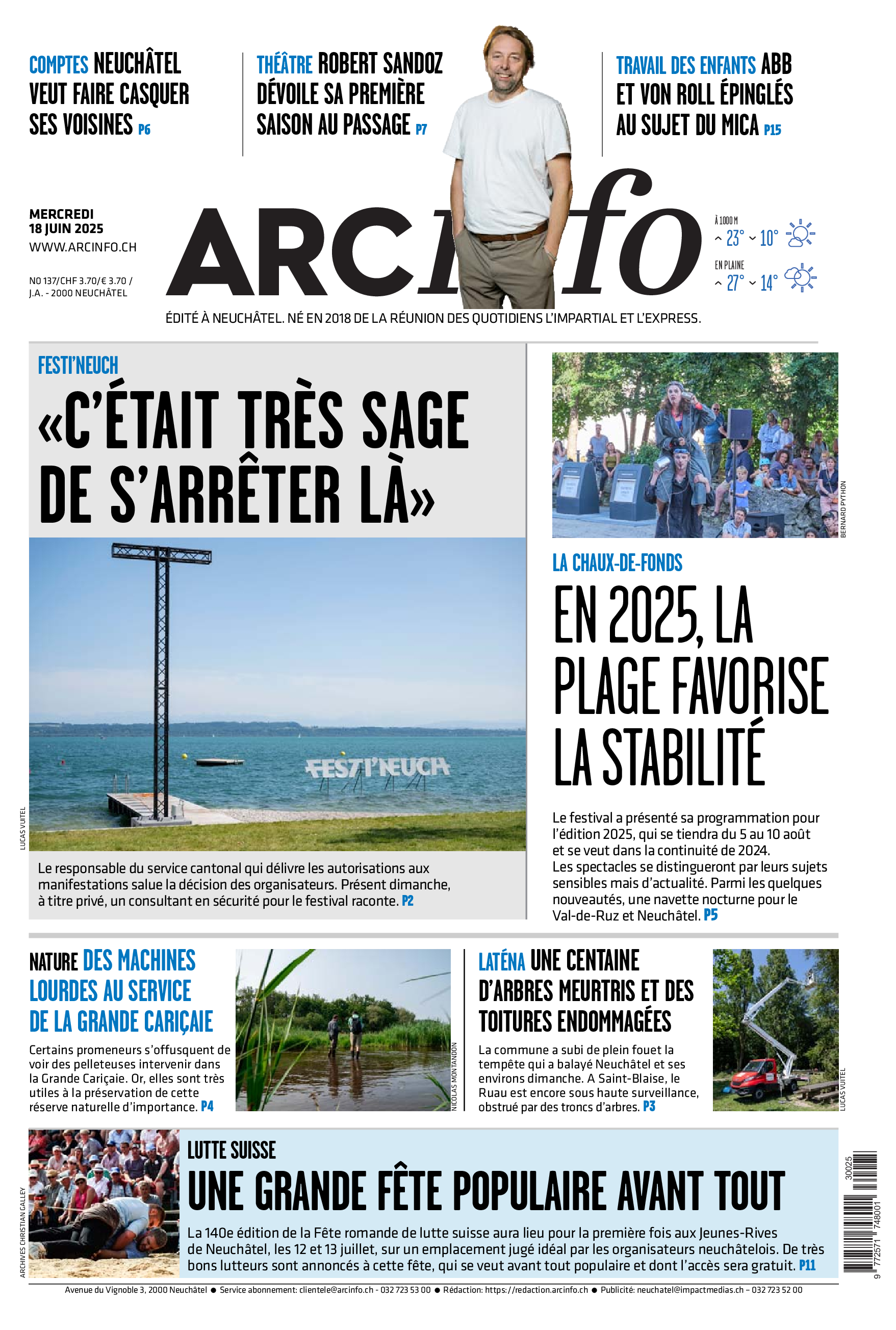 Mercredi 18 juin 2025