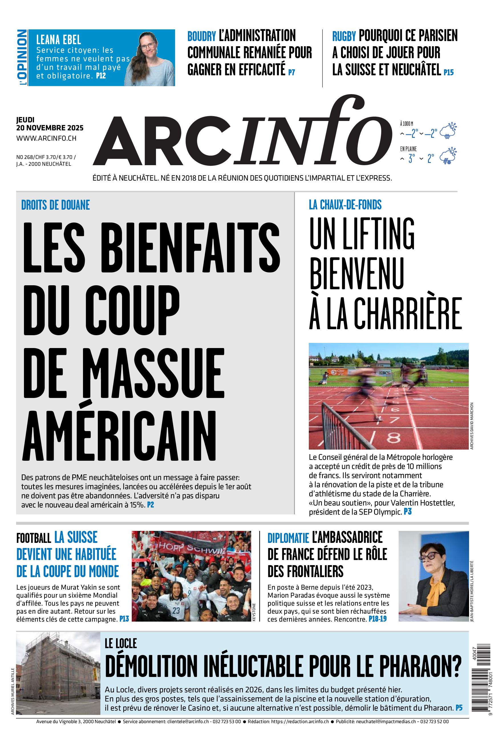  Jeudi 20 novembre 2025